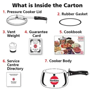 Hawkins Contura 3L Pressure Cooker HC30 image 5