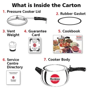 Hawkins Contura 5L Pressure Cooker HC50 image 5