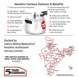 Hawkins Contura 6.5L Pressure Cooker HC65 image 3