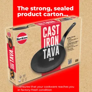 Hawkins Cast Iron Tava 26 cm (HIT26) image 6