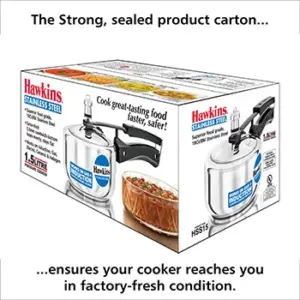 Hawkins Stainless Steel 1.5L Pressure Cooker HSS15 image 4