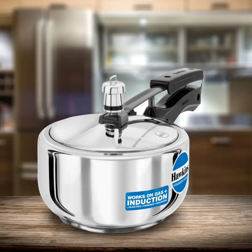 Hawkins Stainless Steel 2L Pressure Cooker HSS20 — Bihari Di Hatti