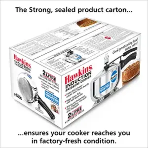 Hawkins Stainless Steel 2L Pressure Cooker HSS20 image 4