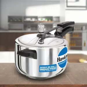 Hawkins Stainless Steel 4L Pressure Cooker HSS40 image 1