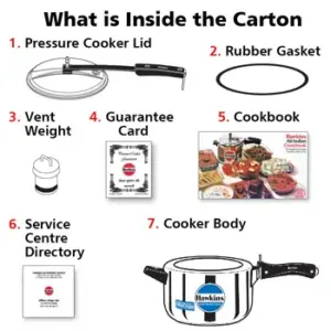 Hawkins Stainless Steel 4L Pressure Cooker HSS40 image 5