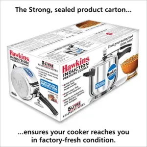 Hawkins Stainless Steel 5L Pressure Cooker HSS50 image 4