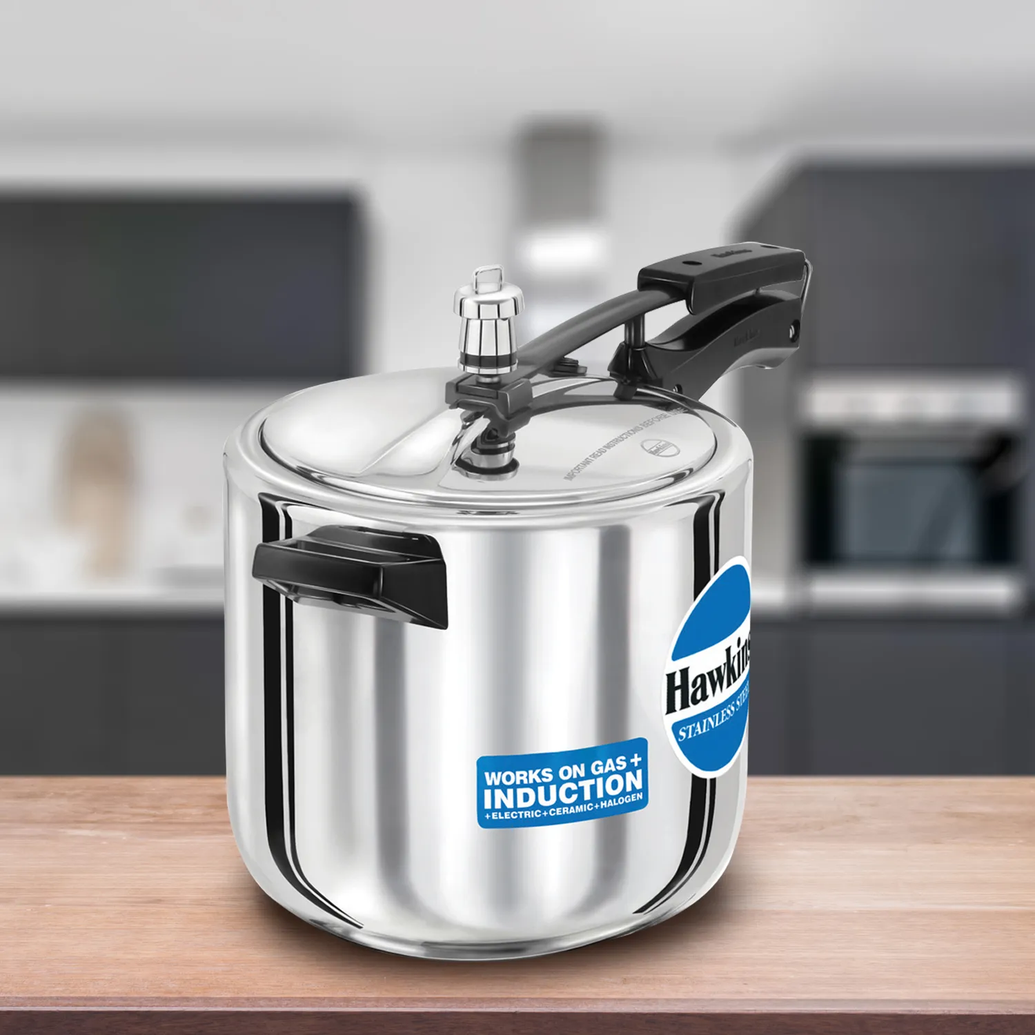 Hawkins Stainless Steel 6L Pressure Cooker HSS60