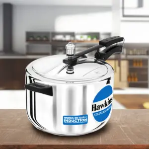 Hawkins Stainless Steel 8L Pressure Cooker HSS80 image 1