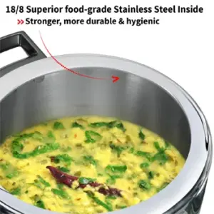 Hawkins Tri-Ply Ventura Stainless Steel 4.5 Litre (HSST45) image 4
