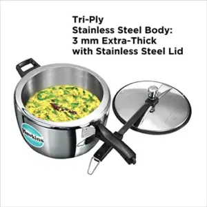 Hawkins Tri-Ply Ventura Stainless Steel 7 Litre (Wide) (HSST7W) image 2