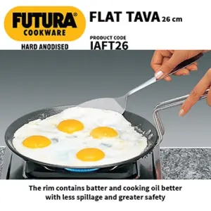 Induction Compatible Hard Anodised Flat Tava 30 cm (4.88 mm Thick) (IAFT26) image 4