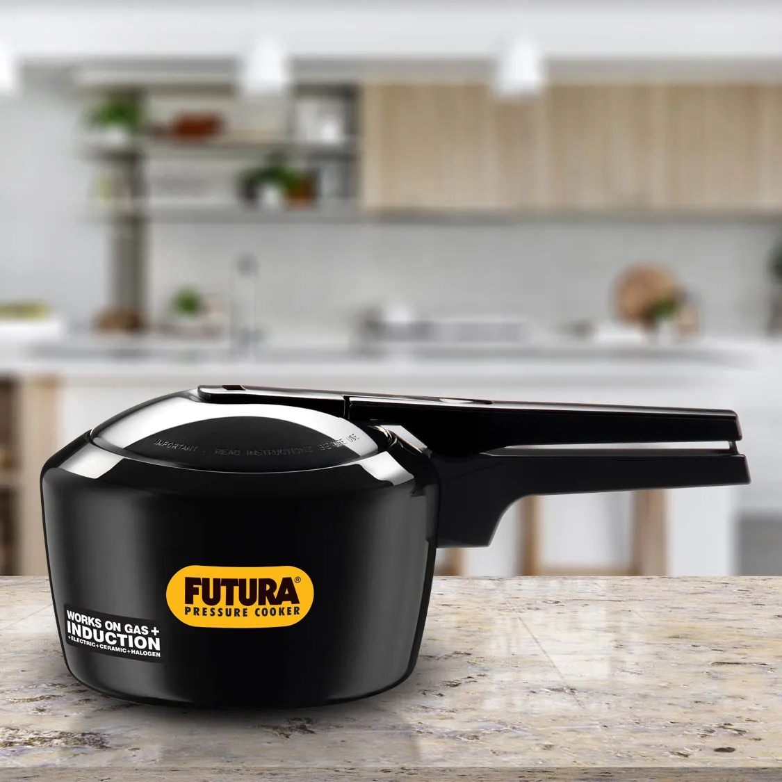 Hawkins Futura 2L Hard Anodised Induction Pressure Cooker IFP20