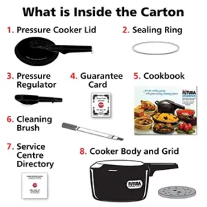 Hawkins Futura 2L Hard Anodised Induction Pressure Cooker IFP20 image 6