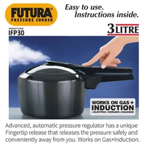 Hawkins Futura 3L Induction Pressure Cooker IFP30 image 2