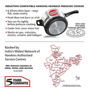 Hawkins Hevibase 5L Pressure Cooker IH50 image 3