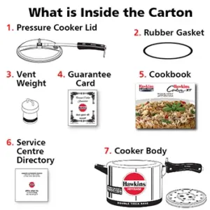 Hawkins Hevibase 8L Pressure Cooker IH80 image 5
