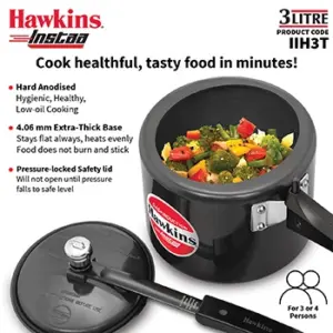 Hawkins Instaa 3L Pressure Cooker IIH3T image 2