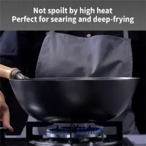 Induction Compatible Futura Ironman Slim Cast Iron Kadhai 4.75 Litre Stir-Fry Wok (IMW475) image 3