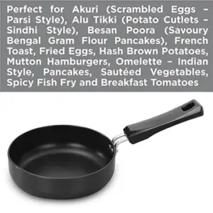 Induction Compatible Nonstick Frying Pan 16 cm with Glass Lid (INF16G) image 4