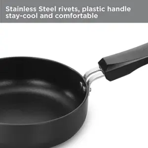 Induction Compatible Nonstick Frying Pan 16 cm with Glass Lid (INF16G) image 6