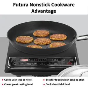 Induction Compatible Nonstick Frying Pan 29 cm with Stainless Steel Lid (INFS29S) image 4