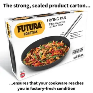 Induction Compatible Nonstick Frying Pan 29 cm with Stainless Steel Lid (INFS29S) image 6