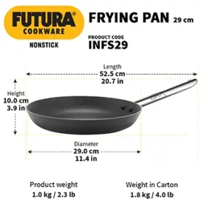 Hawkins Futura 29cm Non-Stick Fry Pan with Stainless Handle image 3