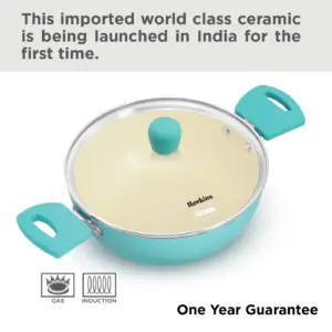 Aqua Die Cast Cook n Serve Casserole 2 Litre with Glass Lid (IUC20G) image 5