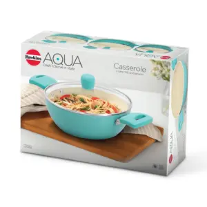 Aqua Die Cast Cook n Serve Casserole 2 Litre with Glass Lid (IUC20G) image 6