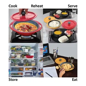 Die Cast Grey Round Mini Casserole 0.75 Litre with Lid (MCRG75) image 3