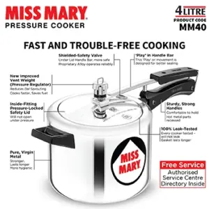 Hawkins Miss Mary 4L Pressure Cooker MM40 image 5