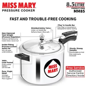 Hawkins Miss Mary 8.5L Pressure Cooker MM85 image 5