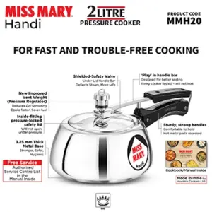 Hawkins Miss Mary Handi 2L Pressure Cooker MMH20 image 5