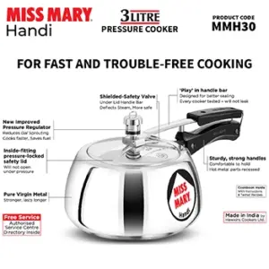 Hawkins Miss Mary Handi 3L Pressure Cooker MMH30 image 5