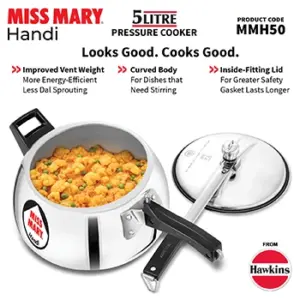 Hawkins Miss Mary Handi 5L Pressure Cooker MMH50 image 2