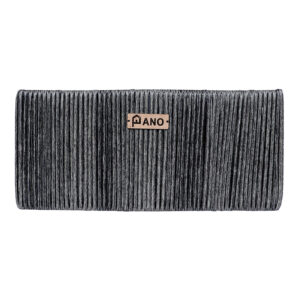 Pano Madisson Wicker Storage Basket | Multipurpose Home & Shelf Organiser (3 Sizes) - Dark Grey, 43 × 30.5 × 20 cm