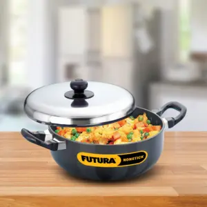 Nonstick All Purpose Pan 3 Litre with Stainless Steel Lid (3.25 mm Thick) (NAP30) image 1