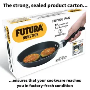 Nonstick Frying Pan 17 cm with Stainless Steel Lid (3.25 mm Thick) (NF17S) image 6
