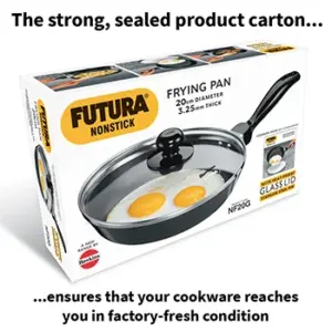 Nonstick Frying Pan 20 cm with Glass Lid (3.25 mm Thick) (NF20G) image 6