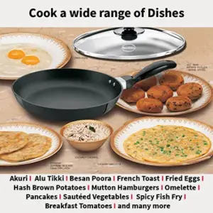 Nonstick Frying Pan 24 cm with Glass Lid (3.25 mm Thick) (NF24G) image 5