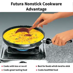 Nonstick Frying Pan 24 cm (Rounded Sides, 3.25 mm Thick) (NF24R) image 4