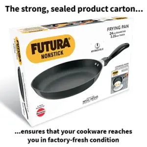 Nonstick Frying Pan 24 cm with Stainless Steel Lid (3.25 mm Thick) (NF24S) image 6
