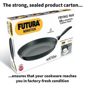 Nonstick Frying Pan 28 cm with Stainless Steel Lid (3.25 mm Thick) (NF28S) image 6