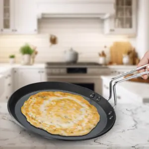 Nonstick Flat Tava 22 cm (4.06 mm Thick) (NFT22) image 1