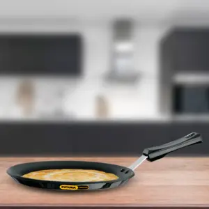 Nonstick Flat Tava 26 cm (Plastic Handle, 4.88 mm Thick) (NFT26P) image 1