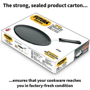Nonstick Flat Tava 26 cm (Plastic Handle, 4.88 mm Thick) (NFT26P) image 6