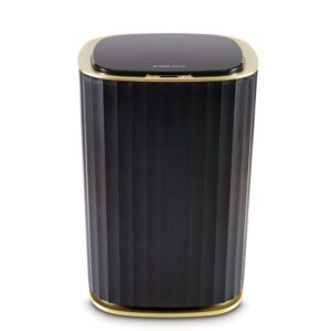 Nordic Automatic Sensor Dustbin, 7–15 Litres | Touch-Free Motion-Sensor Waste Bin | Hygienic Kitchen, Bathroom & Office Bin - 15 Litres, Black