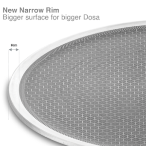 Induction Compatible SS Tri-ply Dosa Tava with Shielded Nonstick 30 cm (NSDT30) image 2
