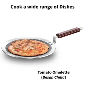 Induction Compatible SS Tri-ply Tava with Shielded Nonstick 26 cm (NSPT26) image 4
