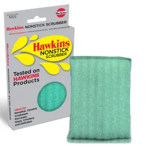 Hawkins Nonstick Scrubber, Non-Scratch Polyester Cleaning Pad, Safe for Nonstick, Ceramic, Glass & Delicate Surfaces, Large Size for Fast Cleaning (NSS) image 7